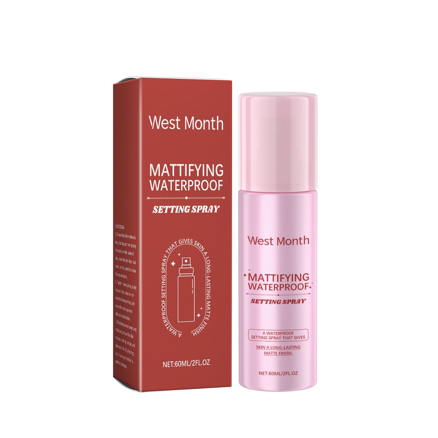 Matte Moisturizing Setting Spray — Moisturizing Gentle Care Makeup Long-lasting Matte Make-up fixer spray