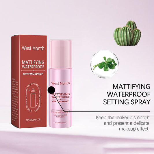 Matte Moisturizing Setting Spray — Moisturizing Gentle Care Makeup Long-lasting Matte Make-up fixer spray