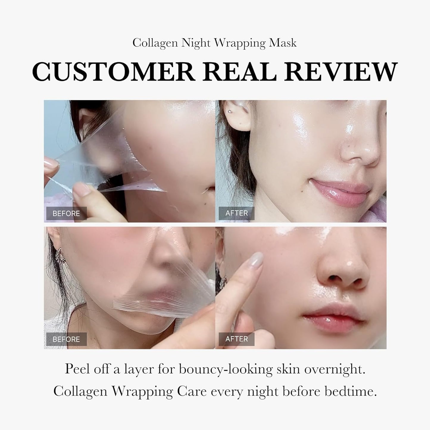 🔥LAST DAY 49% OFF💕Collagen Night Wrapping Mask