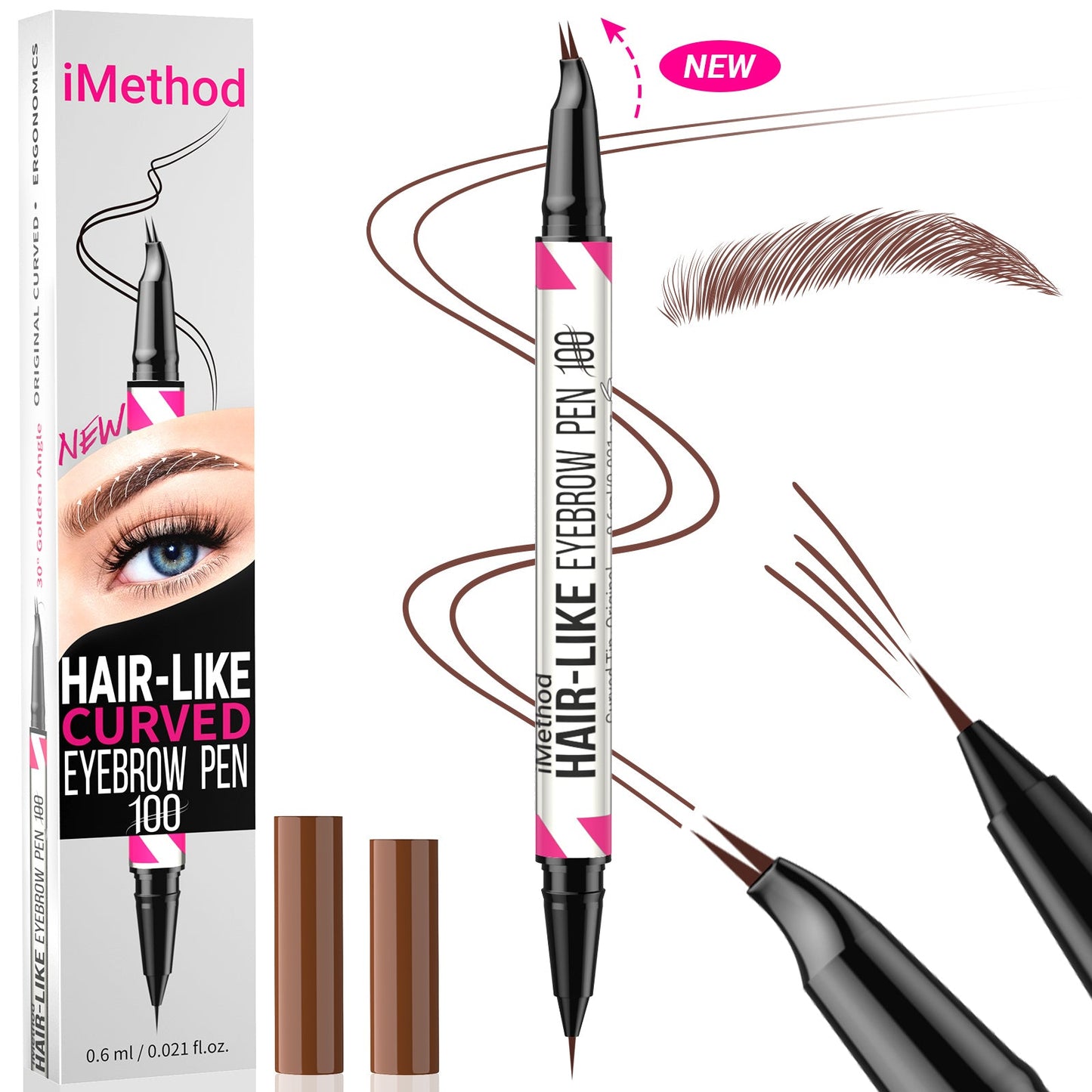 2-in-1 iMethod Curved Eyebrow Pencil