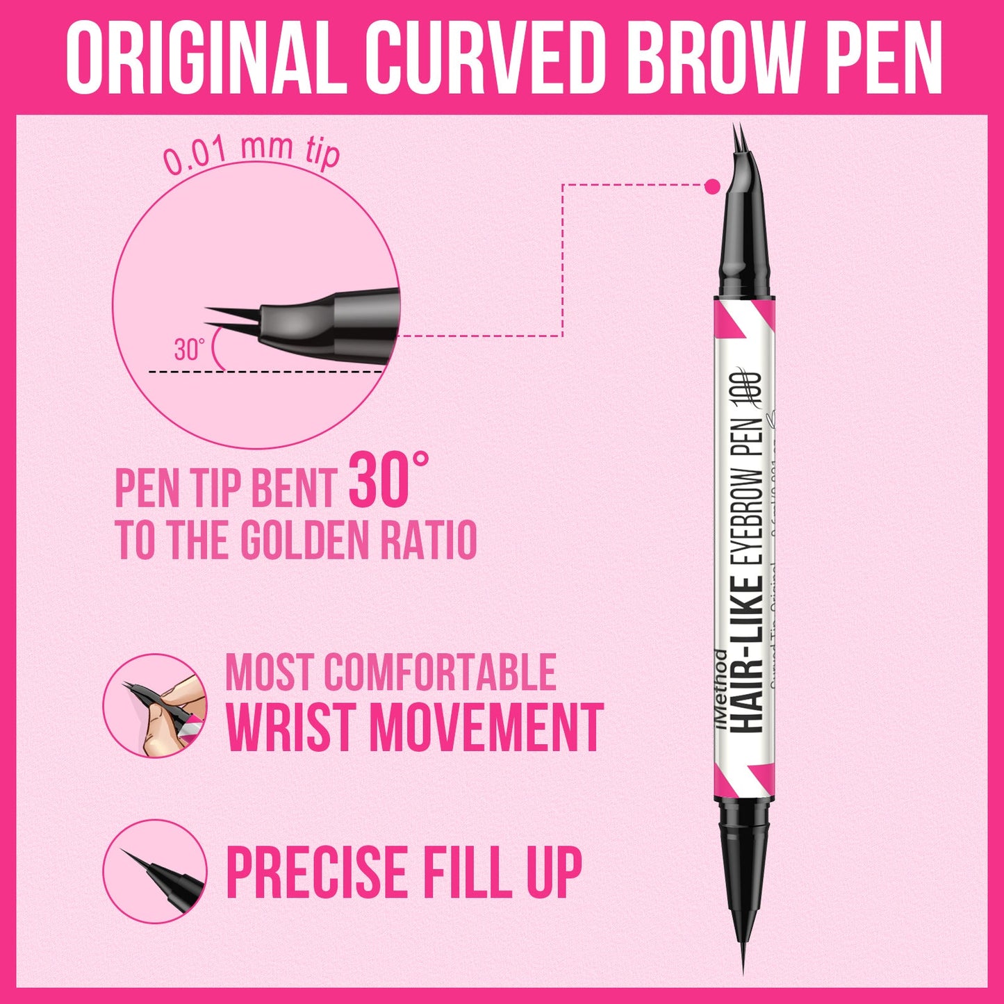 2-in-1 iMethod Curved Eyebrow Pencil